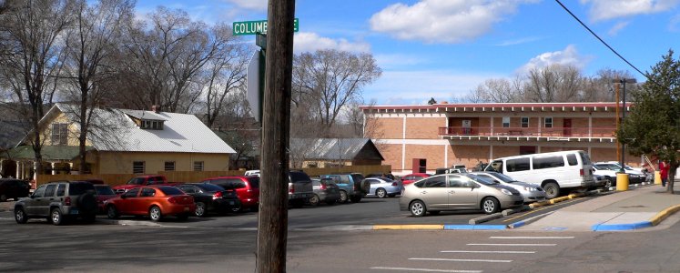 Las Vegas, New Mexico 1106 Columbia lot from SE