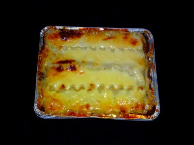 Lasagna in Baking Tray