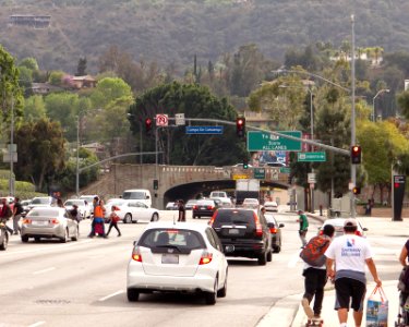 Lankershim blvd at hollywood fwy