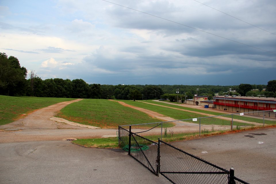 Lanier Raceplex parking lot, June 2019