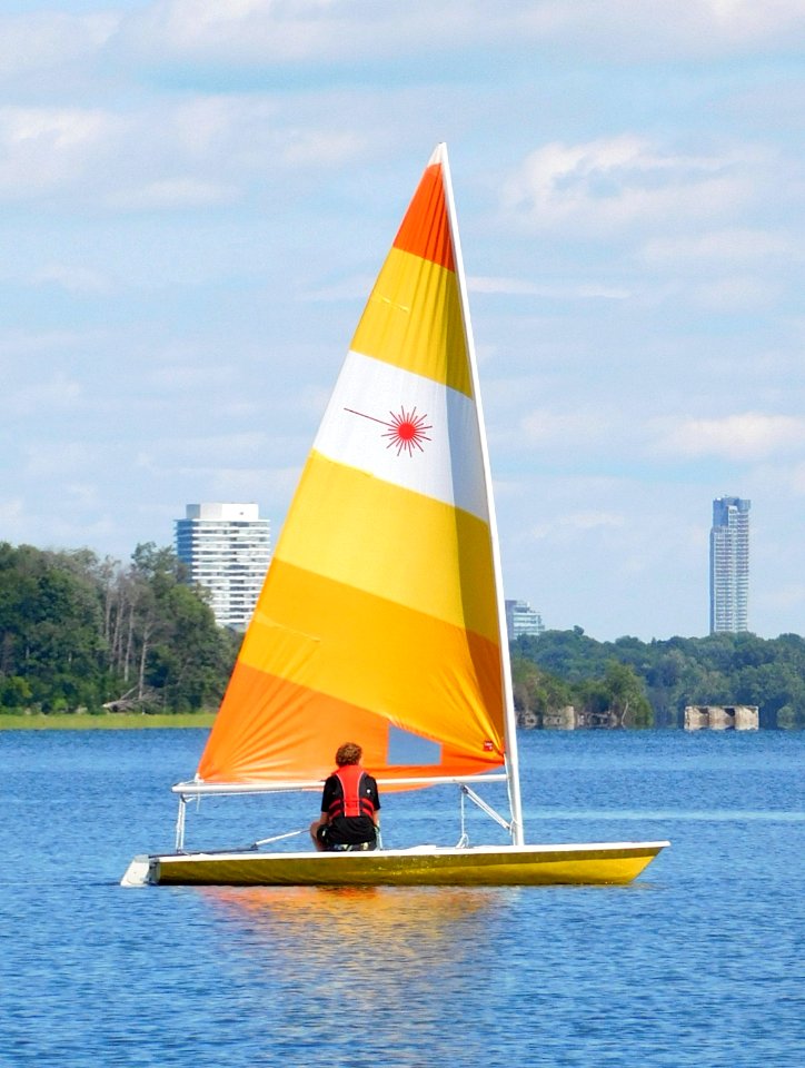 Laser sailboat 2495