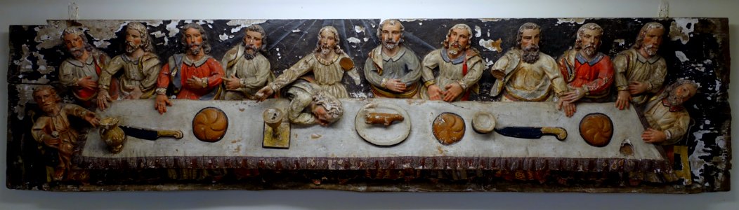 Last Supper, Germany, c. 15th century - Museum, Haddon Hall - Bakewell, Derbyshire, England - DSC02960