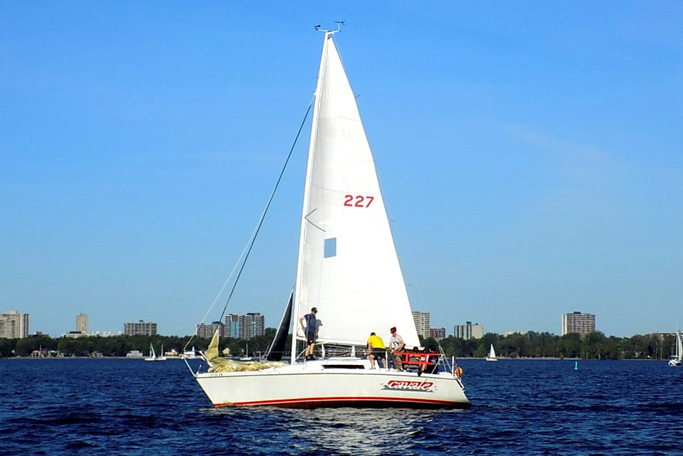 Laser 28 sailboat Cavale 0674