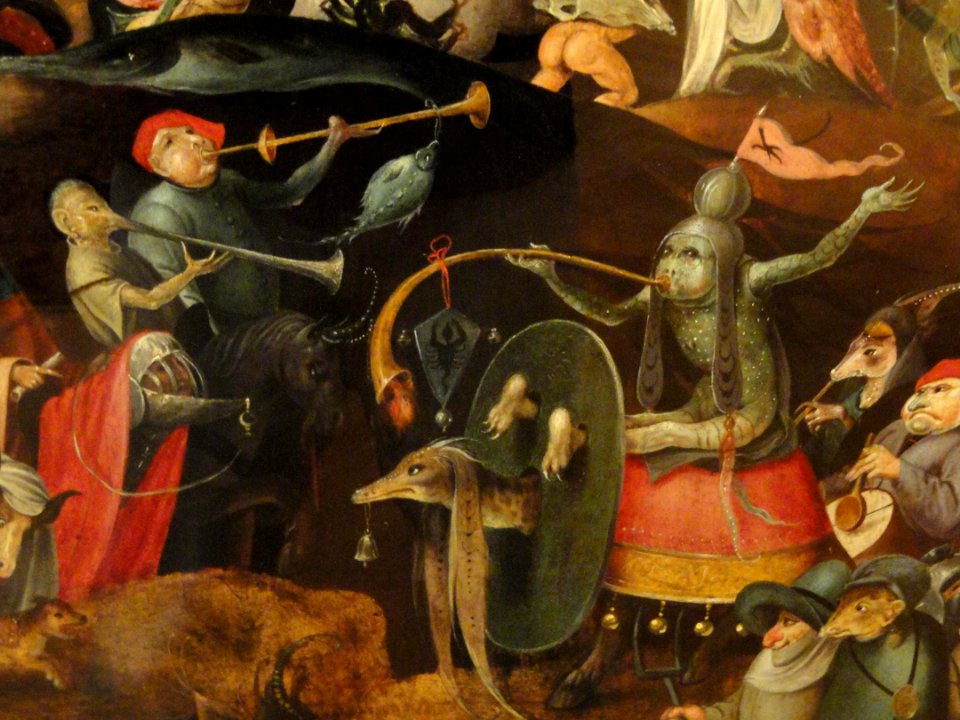 Last Judgment, Jan Mandyn, Flemish, c. 1550, detail - Museum of Fine Arts, Springfield, MA - DSC04062