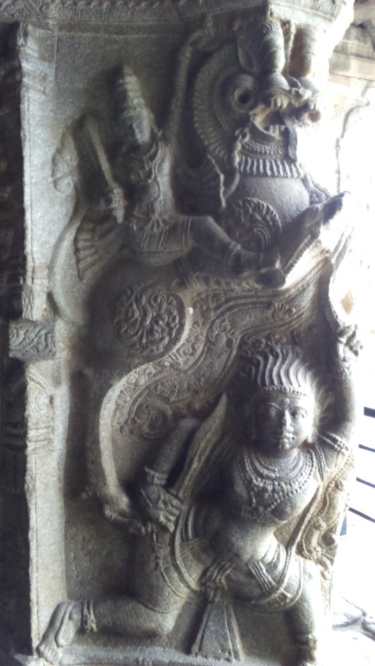 Lepakshi pillars 12