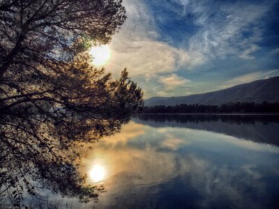 Landscape clouds nature photo