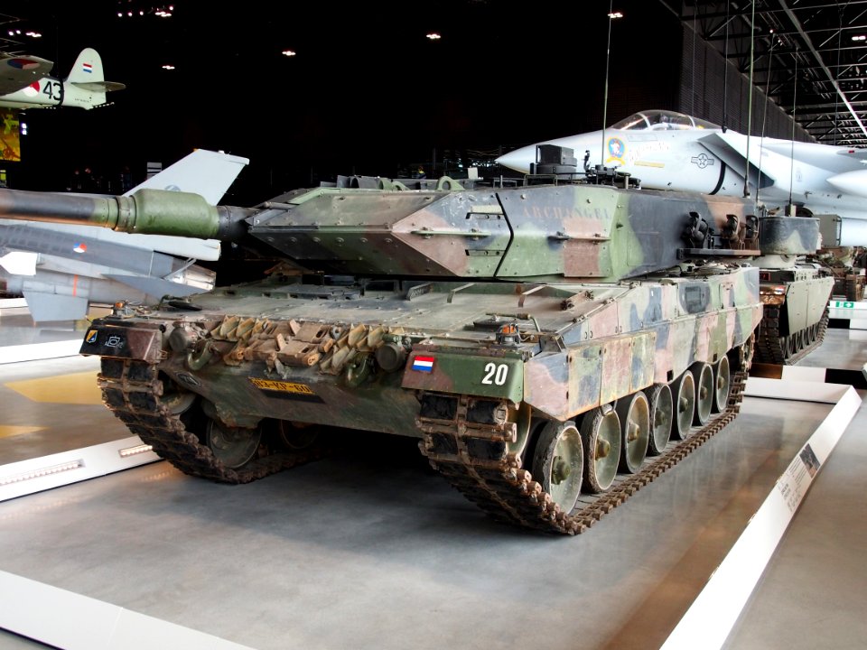 Leopard 2A6 Tank, Nationaal Militair Museum, Soesterberg