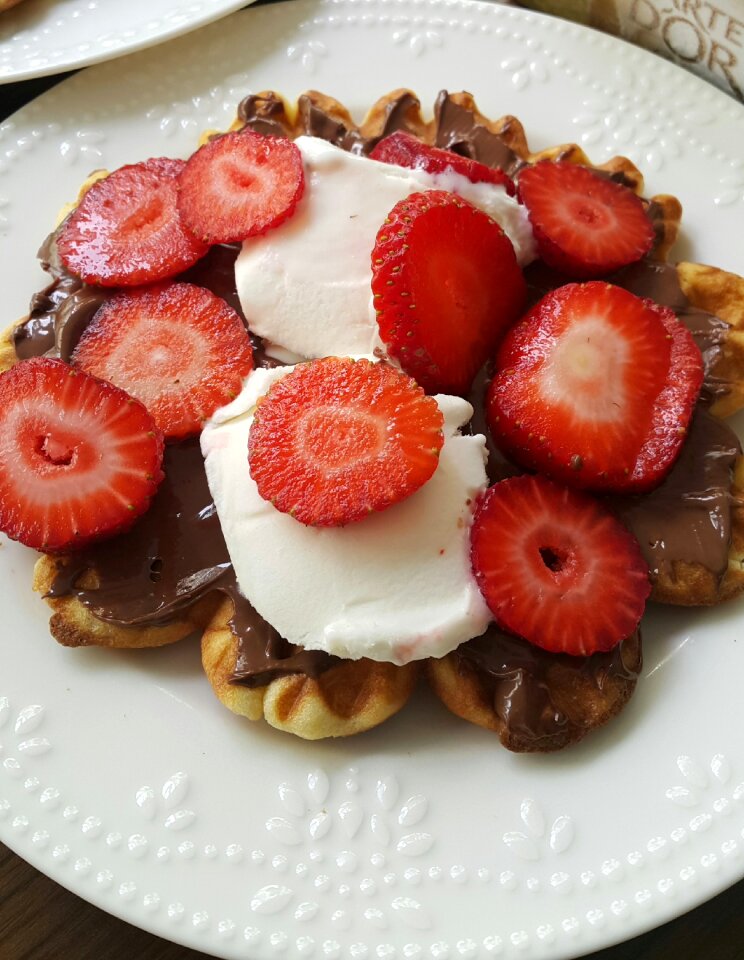 Homemade strawberry chocolate