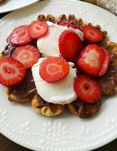 Homemade strawberry chocolate