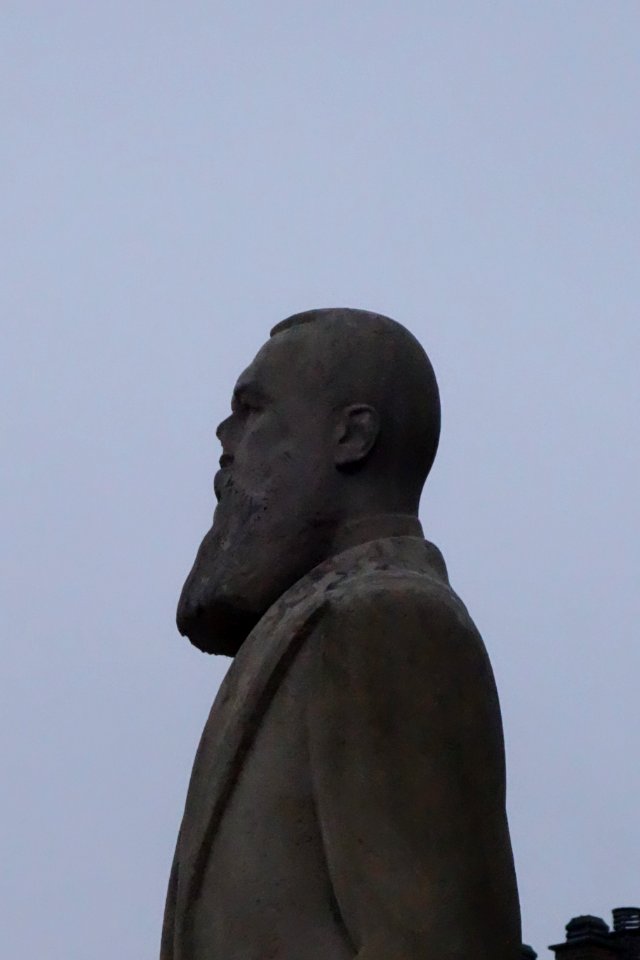 Leopold II statue by Cliquet, 1969