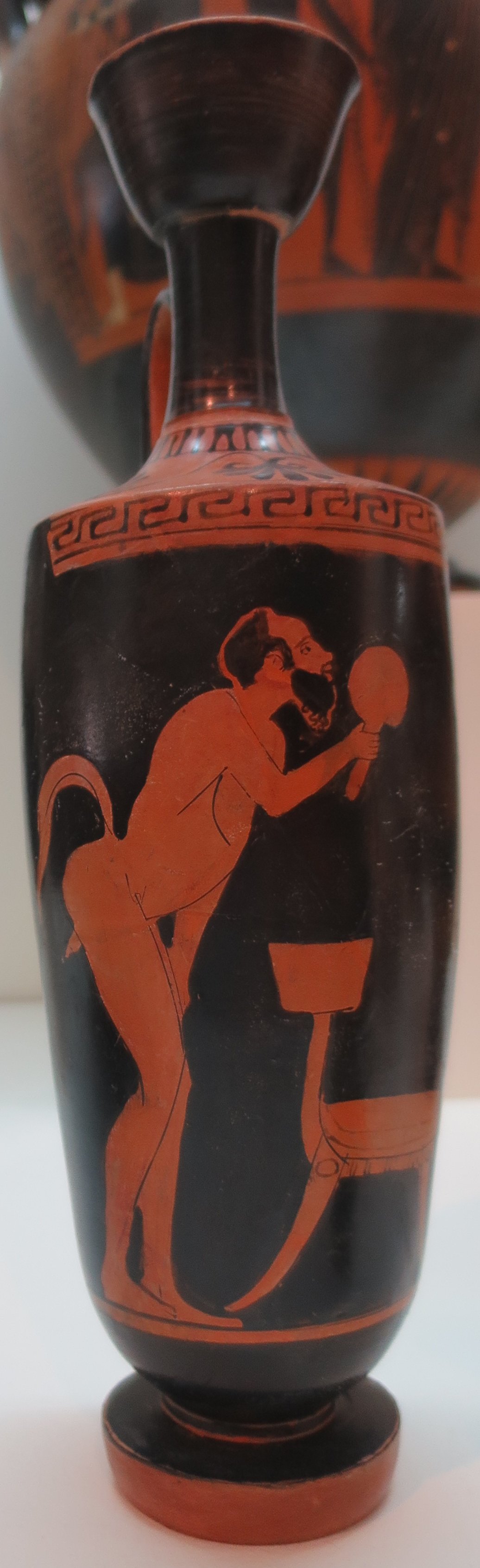 Lekythos by the Bowdoin Painter, c. 500-475 BCE, Lowe Art Museum