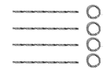 List lines shopping list