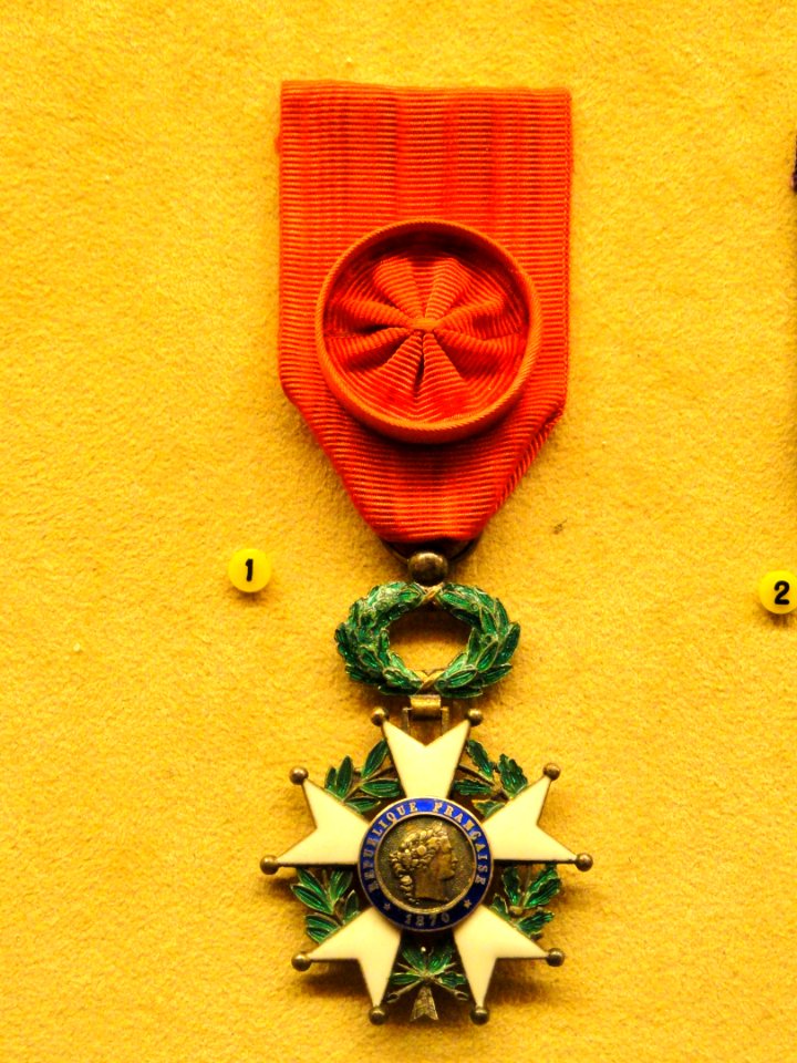 Legion of Honour, France, Prof. Yrjo Hirn, 1870-1952 - National Museum of Finland - DSC04001