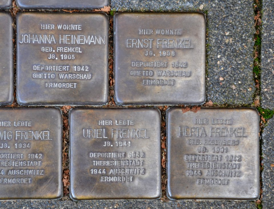 Lemgo - 2014-09-27 - Stolpersteine Frenkel & Co (8)