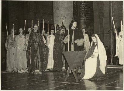 Lekespel in de Grote of St. Bavokerk. NL-HlmNHA 54011234