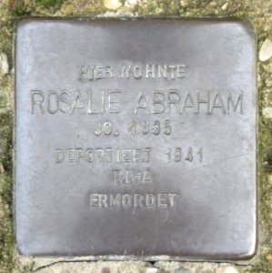 Lemgo - Stolperstein Rosalie Abraham