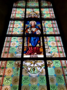 Leksands kyrka kyrkfönster petrus