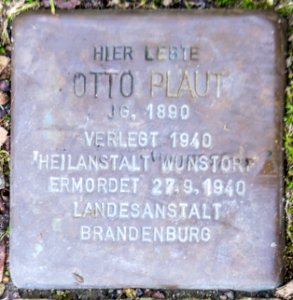 Lemgo - Stolperstein Otto Plaut