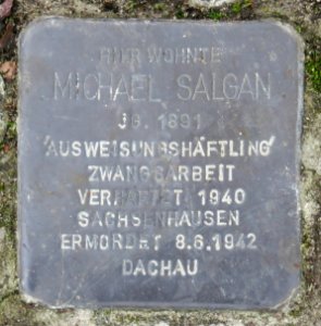 Lemgo - Stolperstein Michael Salgan