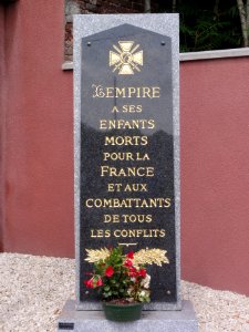 Lempire (Aisne) monument aux morts