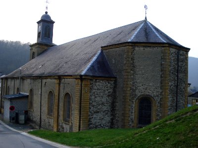 Les Hautes-Rivières (Ardennes) église, chevet