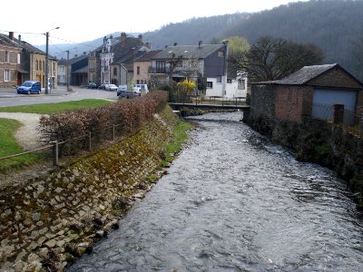 Les Hautes-Rivières (Ardennes) Ruisseau de St.Jean à Hautes-Rivières