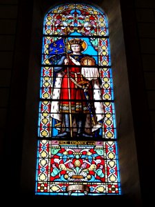 Les Ormes (Vienne) église, vitrail 03