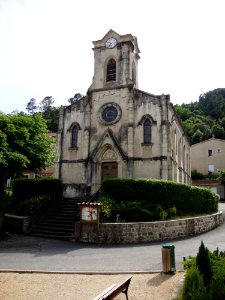 Les Ollières-sur-Eyrieux (Ardèche, Fr) église photo