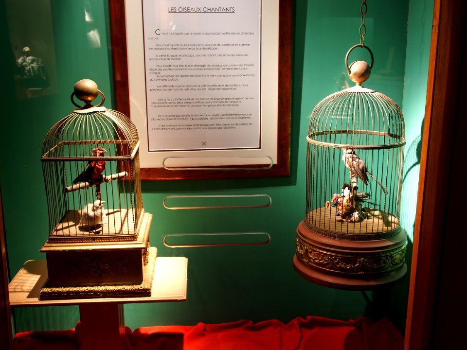 Les Oiseaux Chantants, Musée des Automates, pic-076