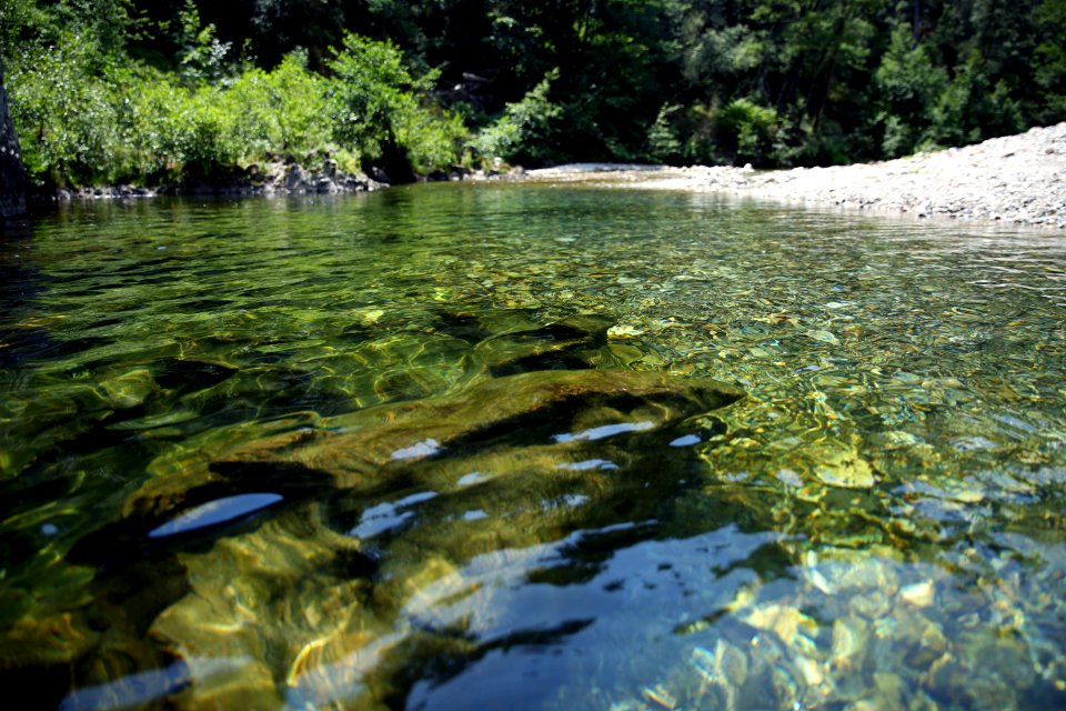 Les eaux limpides du Gour du Miau