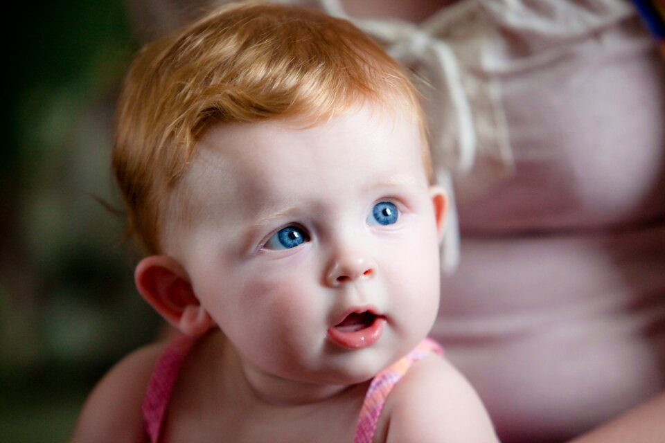 Baby girl cute redhead