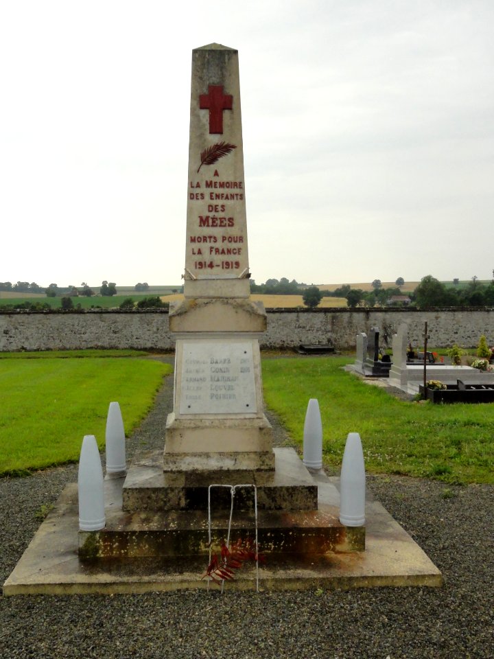 Les Mées (Sarthe) monument aux morts