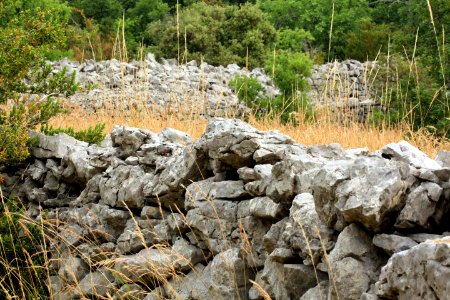 Les lignes de murettes photo