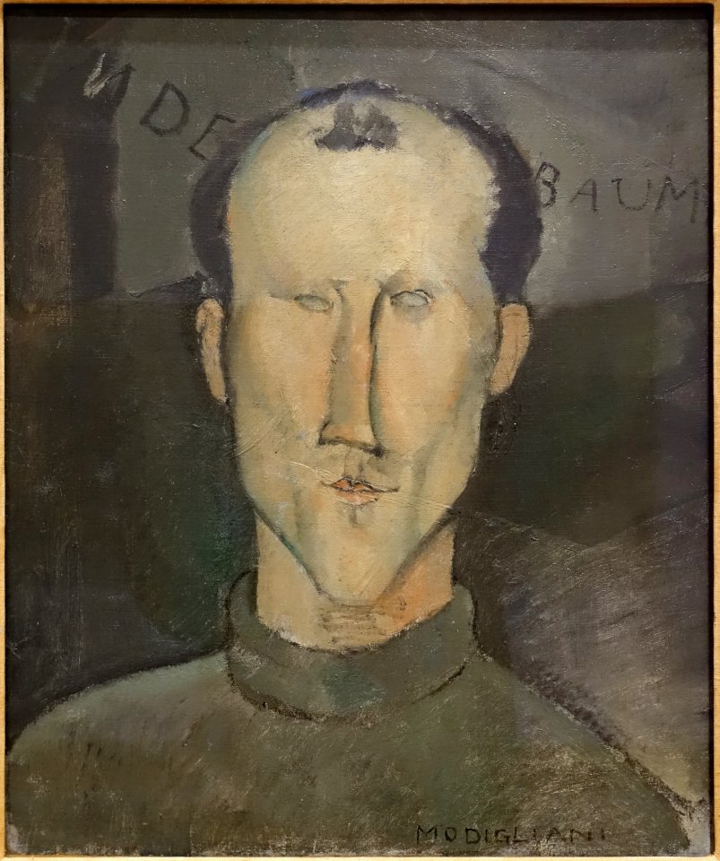 Leon Indenbaum by Amedeo Modigliani, 1916, oil on canvas - Princeton University Art Museum - DSC06971