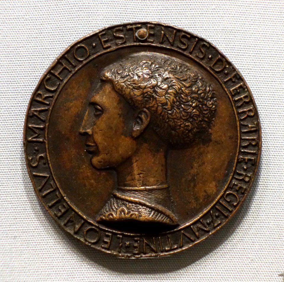 Leonello d'Este, Marquess of Ferrara, by Antonio di Puccio Pisano, called Pisanello, designed late 1442 to early 1443 - Chazen Museum of Art - DSC02130