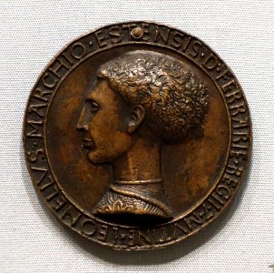Leonello d'Este, Marquess of Ferrara, by Antonio di Puccio Pisano, called Pisanello, designed late 1442 to early 1443 - Chazen Museum of Art - DSC02130