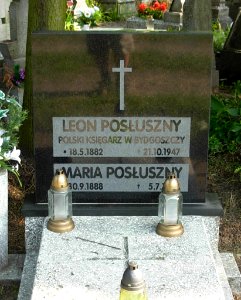 Leon Posłuszny - nagrobek