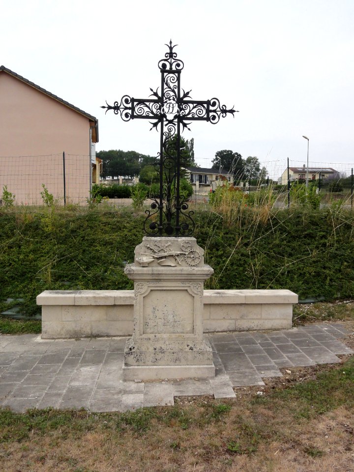 Les Souhesmes (Les Souhesmes-Rampont, Meuse) croix de chemin Souhesme-la-Petite