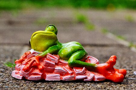 Frog figure funny