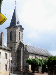 Les Cars (Haute Vienne, Fr), l'eglise