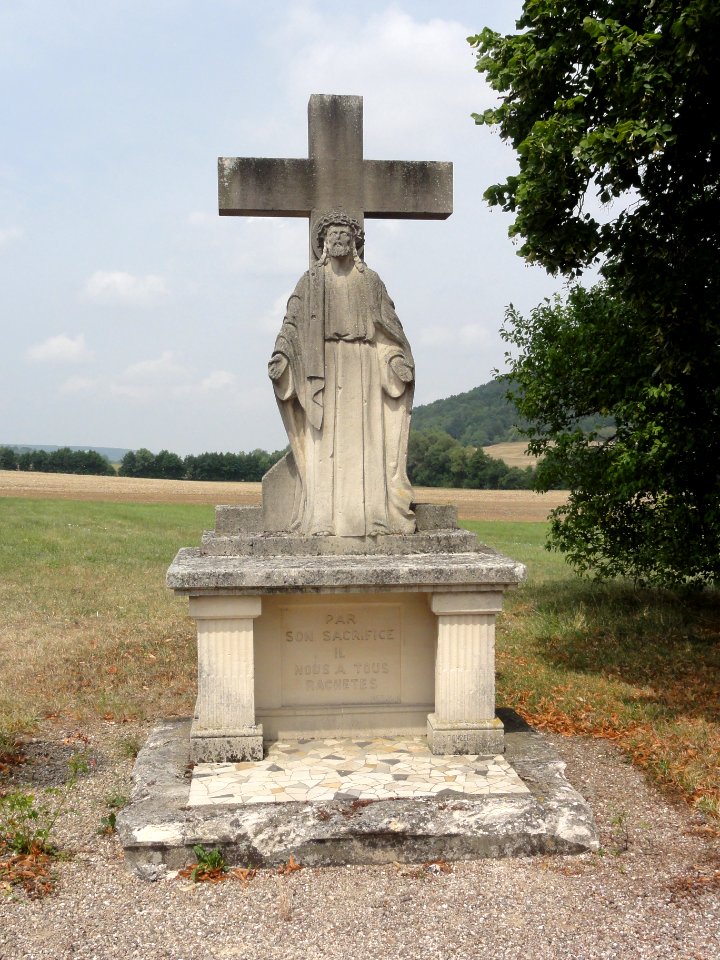 Les Éparges (Meuse) croix de chemin nord