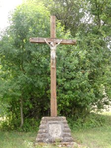 Les Éparges (Meuse) croix de chemin sud