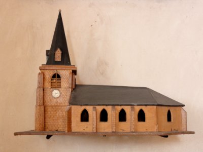 Les Paroches (Meuse) Église de l'Invention-de-Saint-Étienne maquette photo