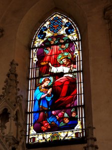 Les Paroches (Meuse) Église de l'Invention-de-Saint-Étienne vitrail 03
