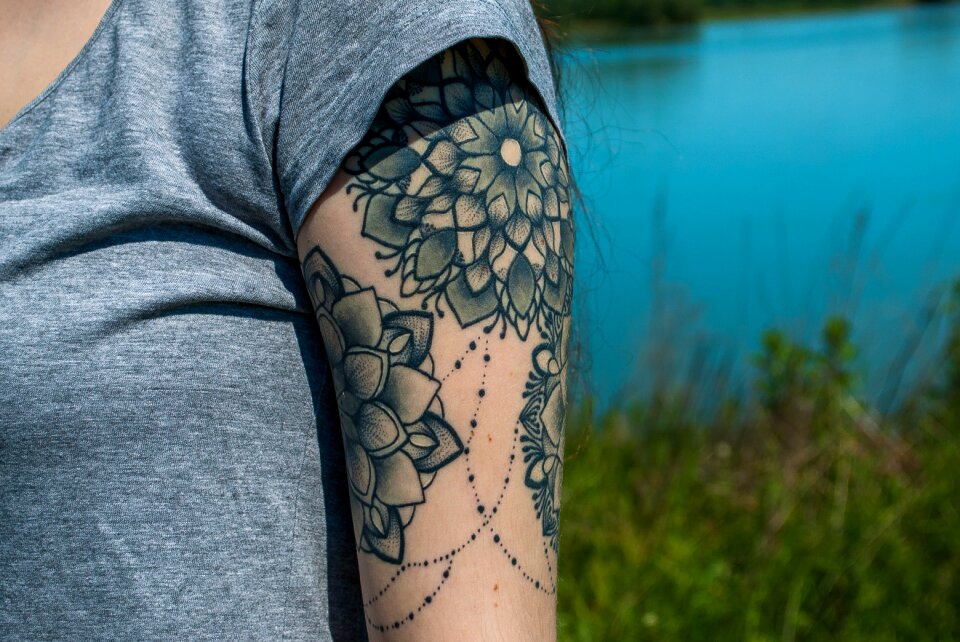 Tattoo mandala the hand
