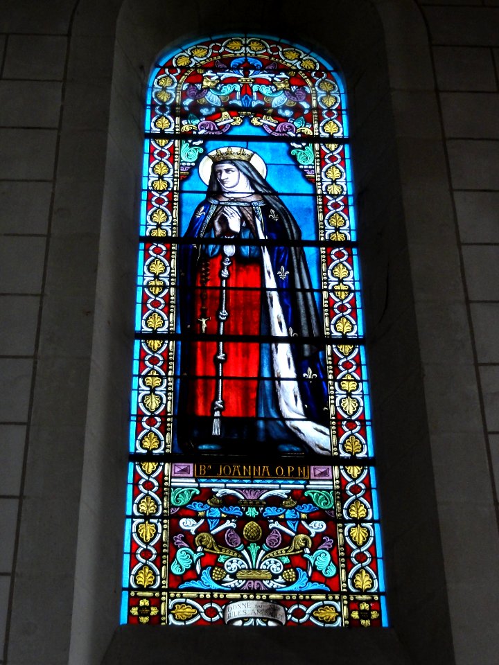 Les Ormes (Vienne) église, vitrail 12