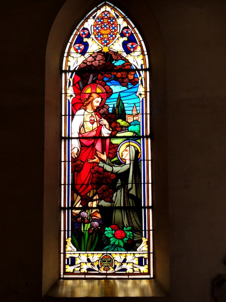 Les Paroches (Meuse) Église de l'Invention-de-Saint-Étienne vitrail 05