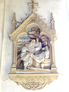 Les Paroches (Meuse) Église, chemin de croix, station 14