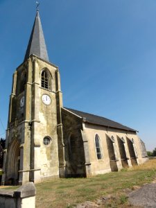 Les Paroches (Meuse) Église de l'Invention-de-Saint-Étienne extérieur (02) photo