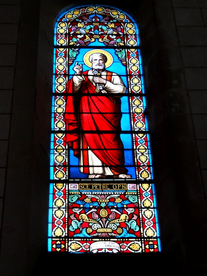 Les Ormes (Vienne) église, vitrail 15